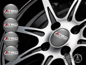 Toyota TRD Badge Ruota Sports Temporal Thrust Wave